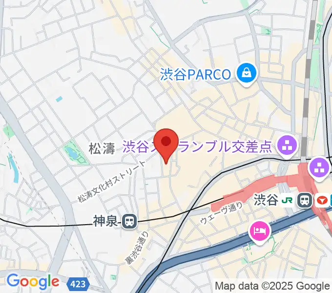 シネマヴェーラ渋谷の地図