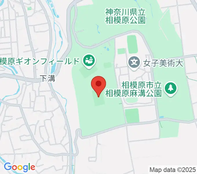 相模原ギオンスタジアムの地図