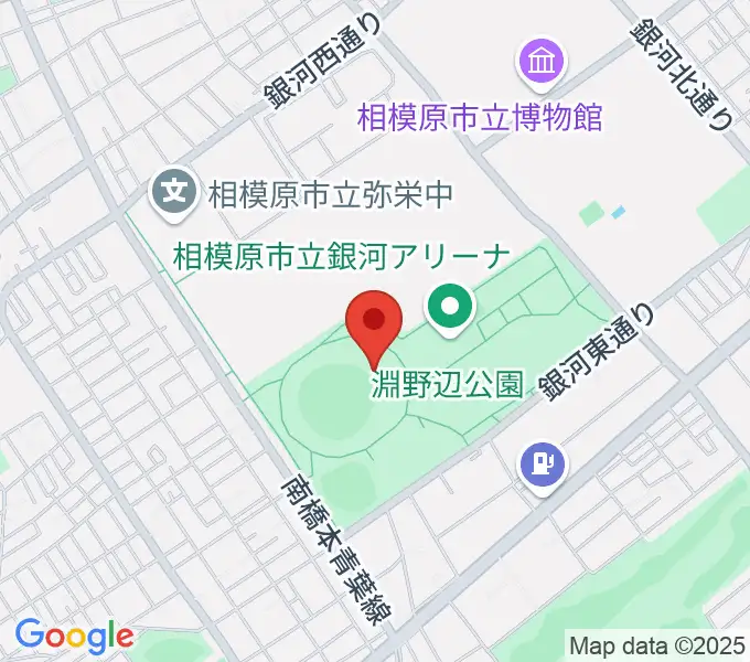 サーティーフォー相模原球場の地図