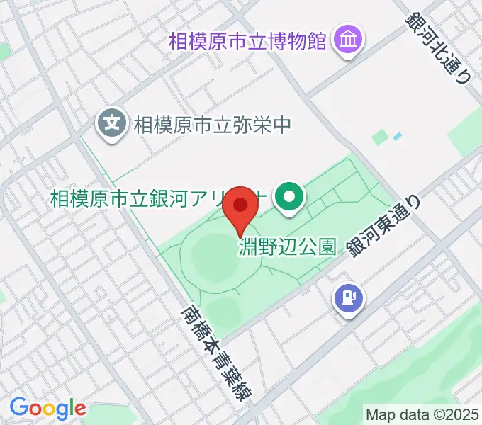 サーティーフォー相模原球場の地図