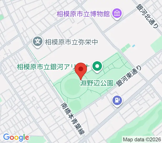 サーティーフォー相模原球場の地図
