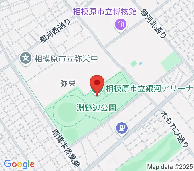 銀河アリーナの地図