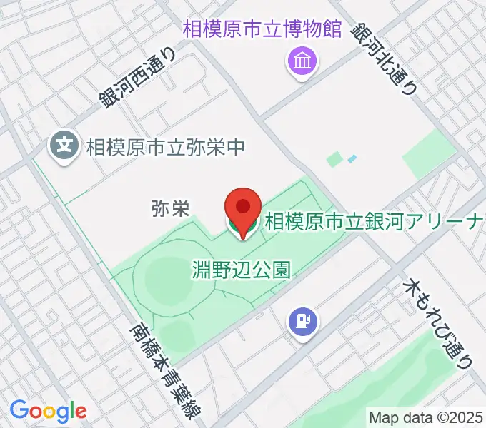 銀河アリーナの地図