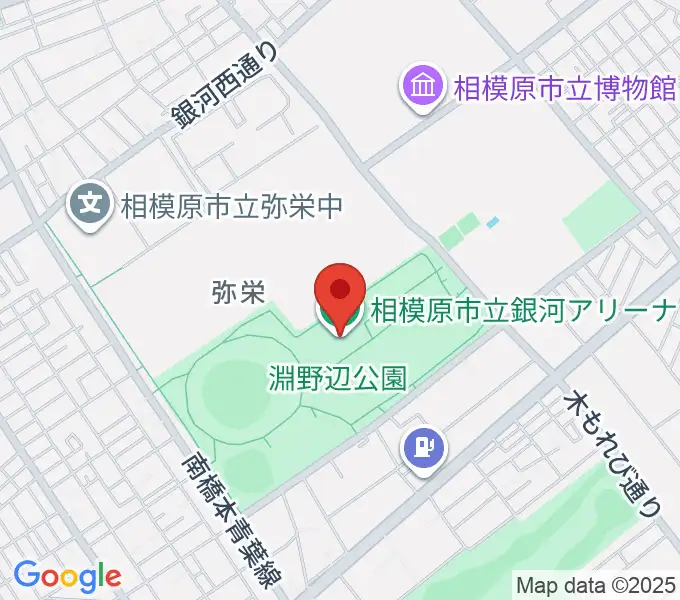 銀河アリーナの地図