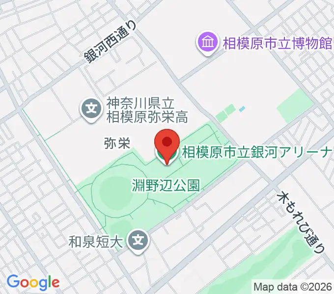 銀河アリーナの地図