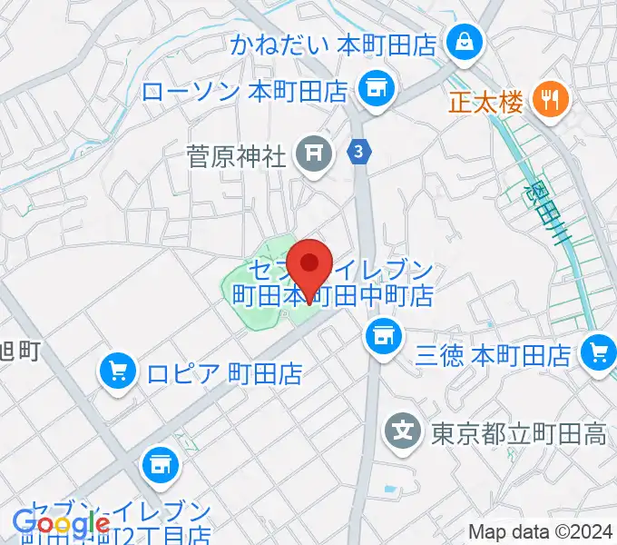 サン町田旭体育館の地図