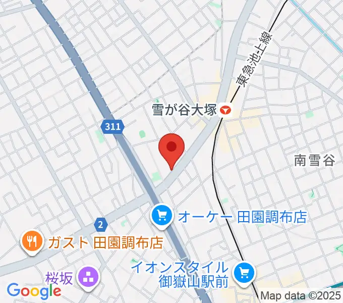 Studio PJの地図