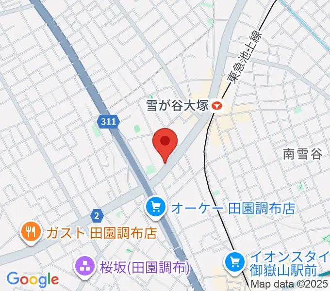 Studio PJの地図