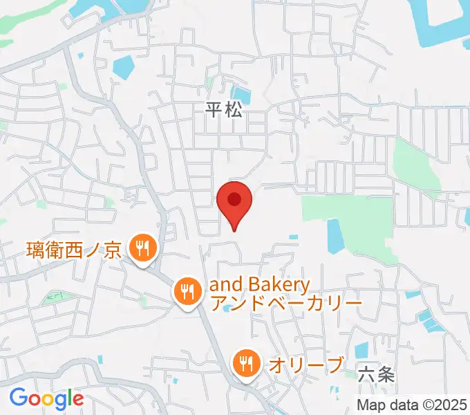 学園前南フルート・クラリネット教室の地図