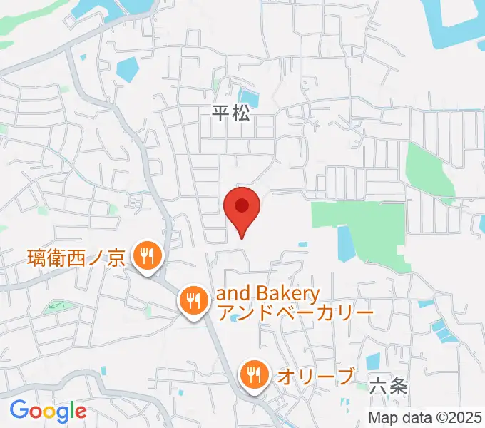 学園前南フルート・クラリネット教室の地図