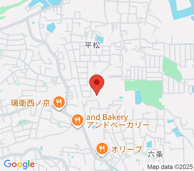 学園前南フルート・クラリネット教室の地図