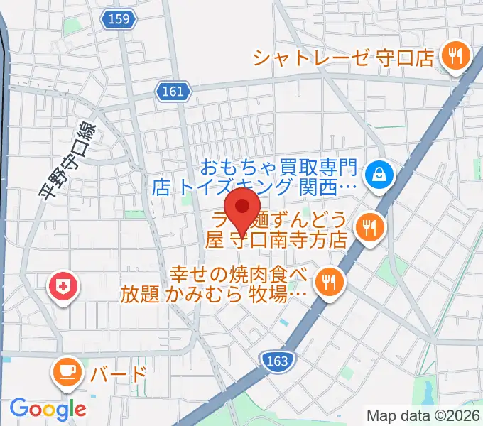 POWER-G GUITAR LESSONの地図