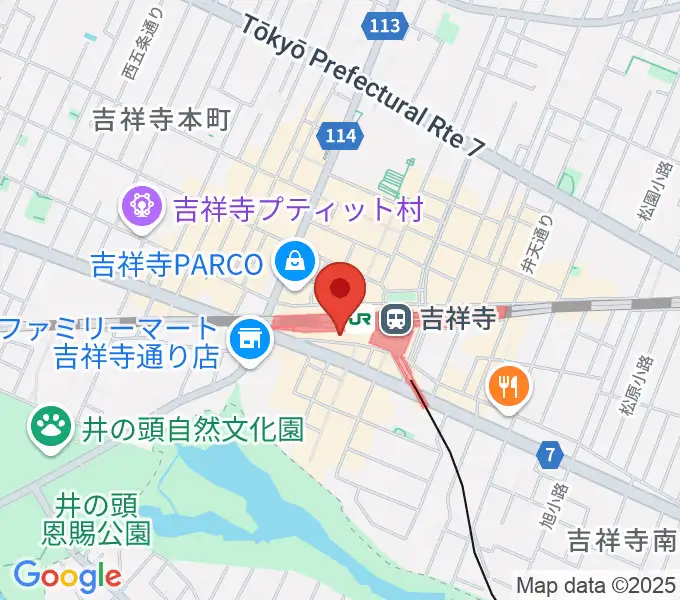 吉祥寺DAYDREAMの地図