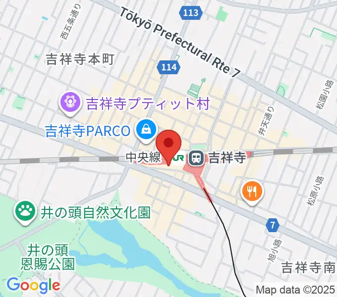 吉祥寺DAYDREAMの地図