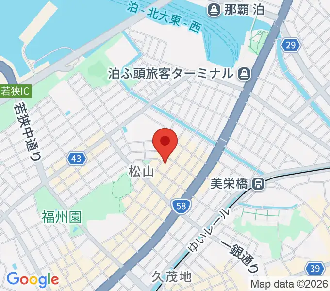 ドラムショップハルの地図