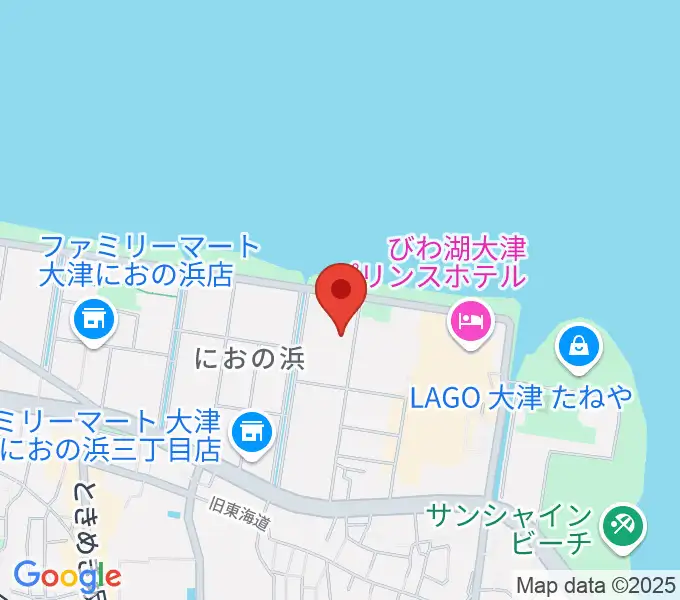 滋賀県立武道館の地図