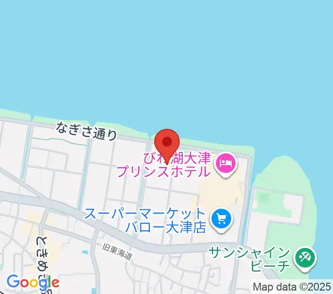 滋賀県立武道館の地図