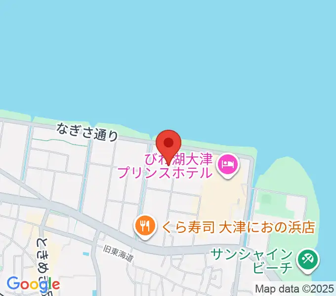 滋賀県立武道館の地図