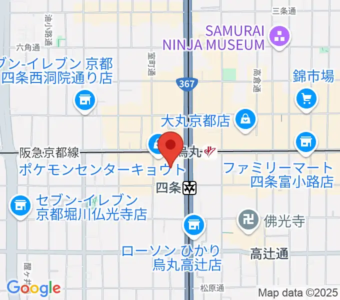 京都シネマの地図