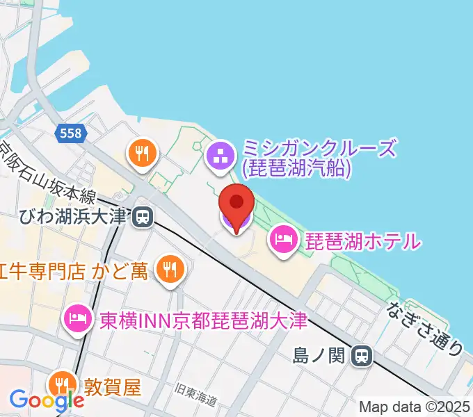 大津アレックスシネマの地図