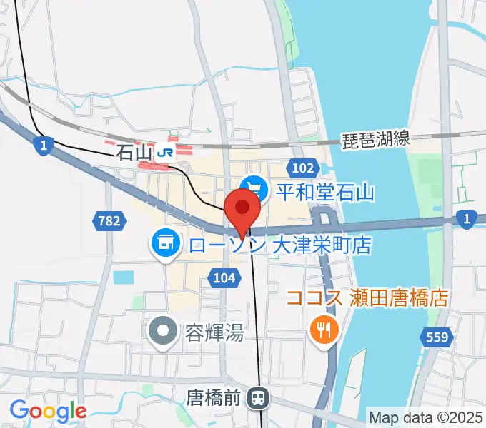 アンネの音楽教室の地図