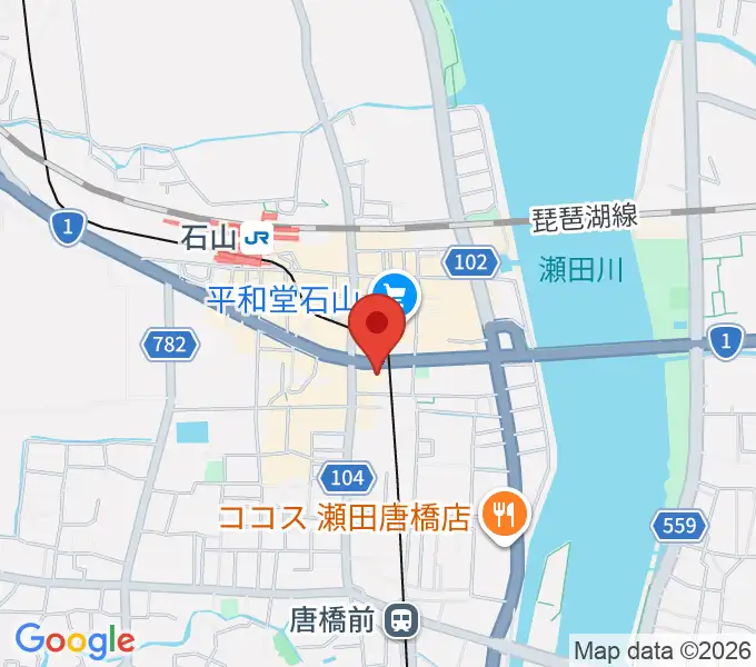 アンネの音楽教室の地図