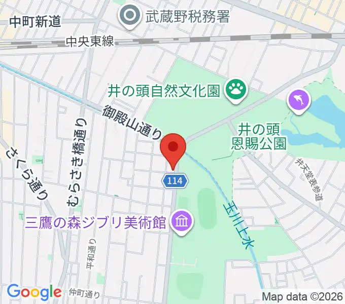 吉祥寺NEPOの地図