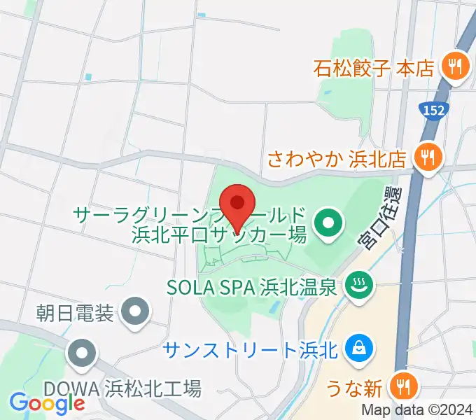 サーラグリーンアリーナの地図