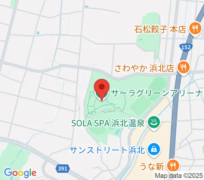 サーラグリーンアリーナの地図