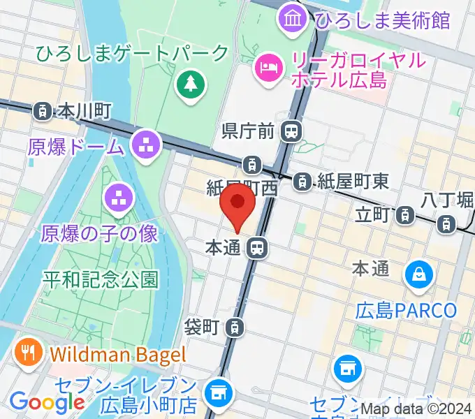 広島Yiseの地図