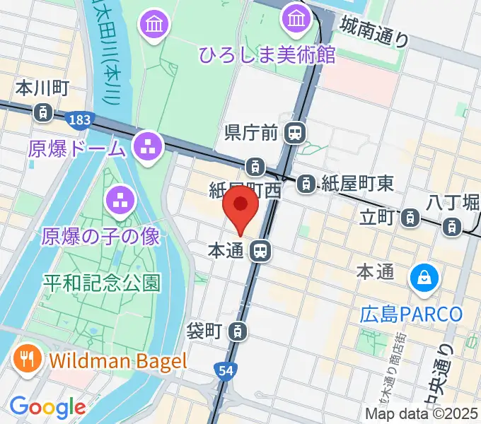 広島Yiseの地図