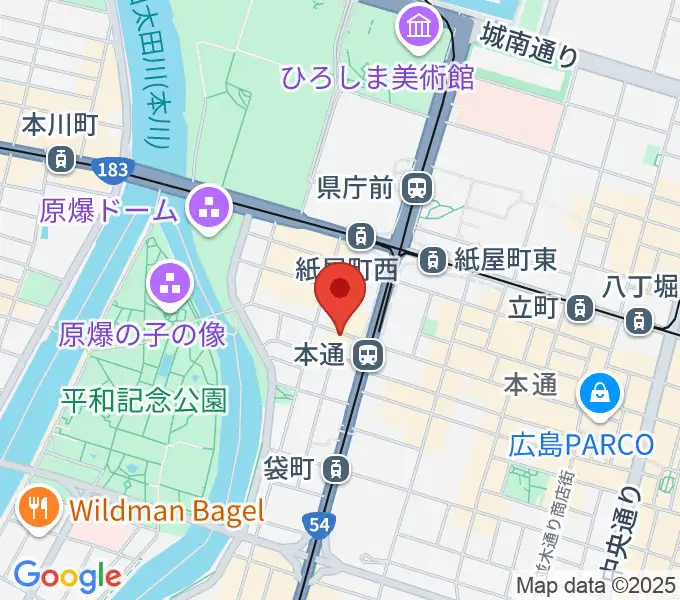広島Yiseの地図