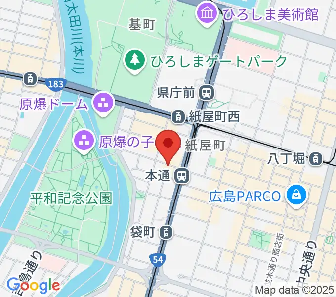 広島Yiseの地図
