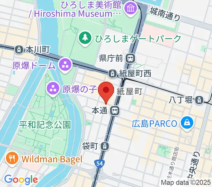 広島Yiseの地図