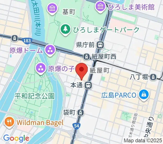 広島Yiseの地図
