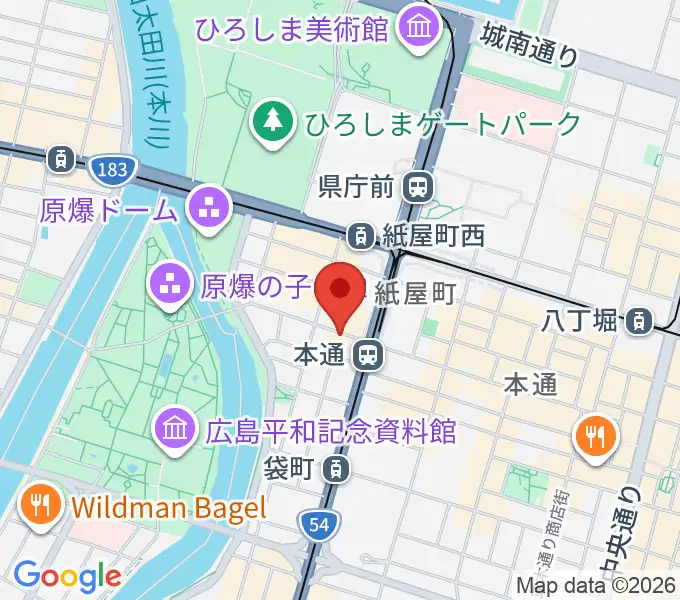 広島Yiseの地図