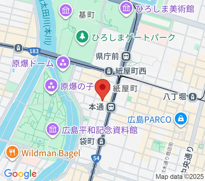 広島Yiseの地図