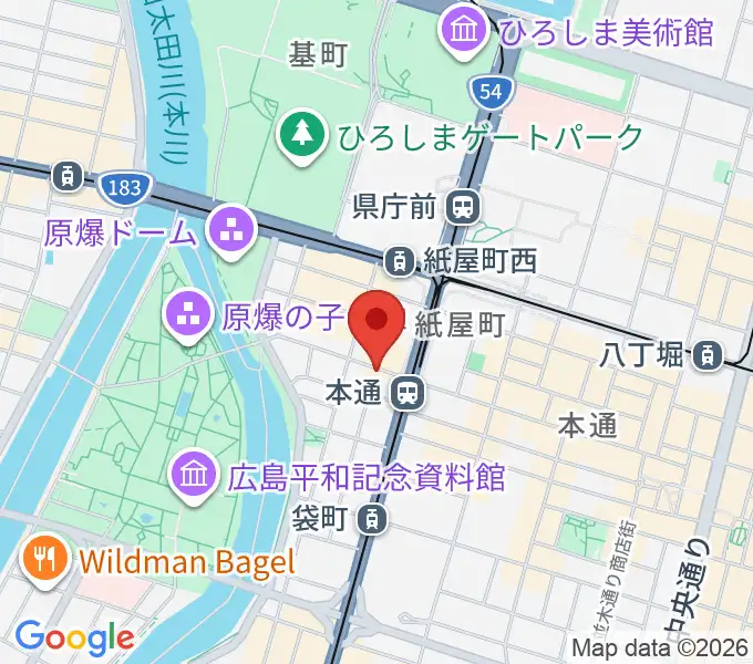 広島Yiseの地図