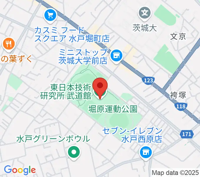 アルテンジャパン武道館の地図