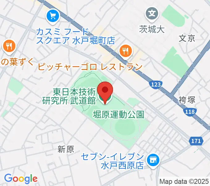 アルテンジャパン武道館の地図