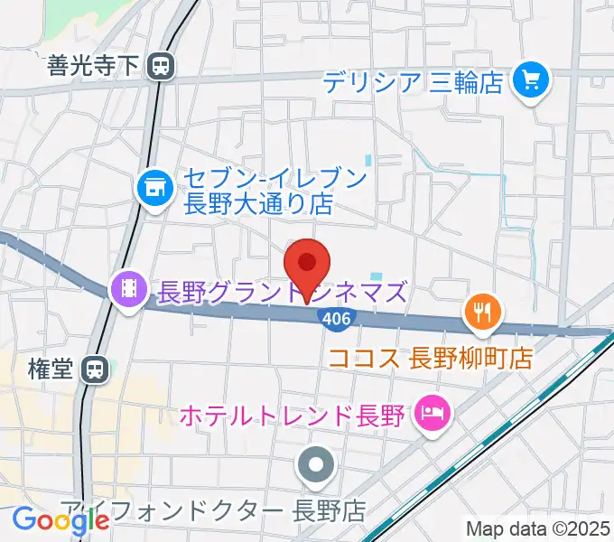 ウインナー楽器の地図