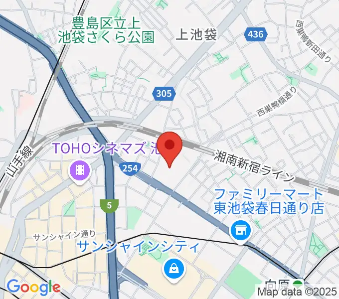 帝京平成大学冲永記念ホールの地図