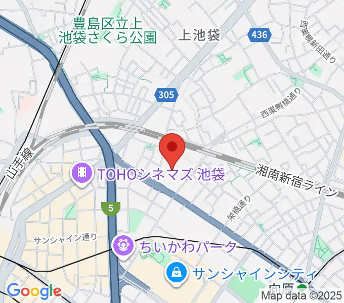 帝京平成大学冲永記念ホールの地図