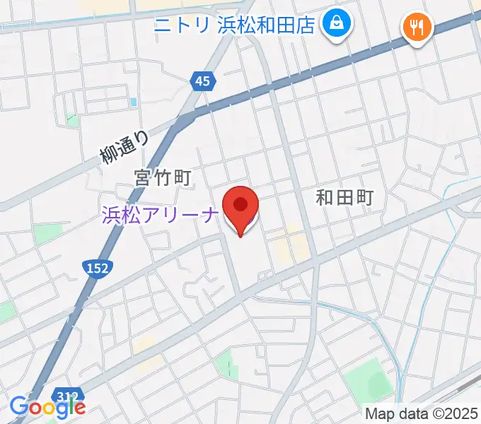 浜松アリーナの地図