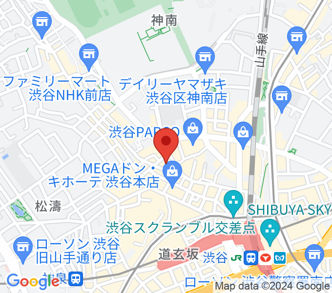 渋谷ヨシモト∞ドームの場所