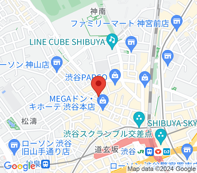 渋谷ヨシモト∞ドームの場所