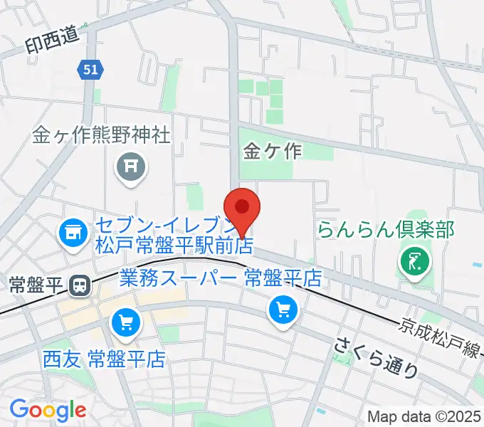 オハナホールの地図