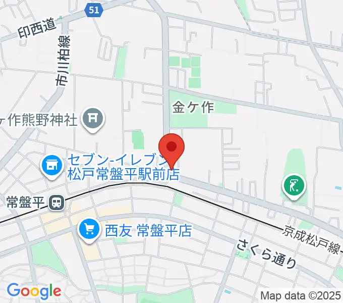オハナホールの地図
