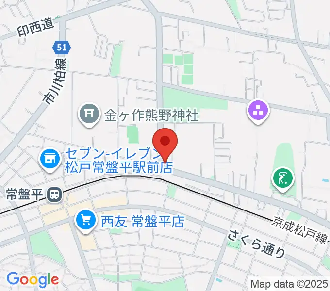 オハナホールの地図