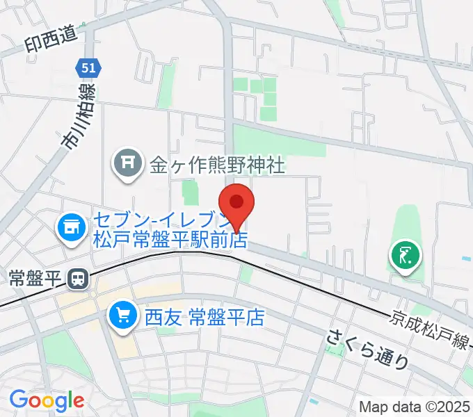 オハナホールの地図